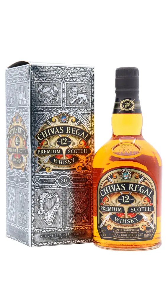 Chivas Regal - 12 year old Blended Scotch Whisky 75cl 40% ABV (Old Bottling)- (75cl)
