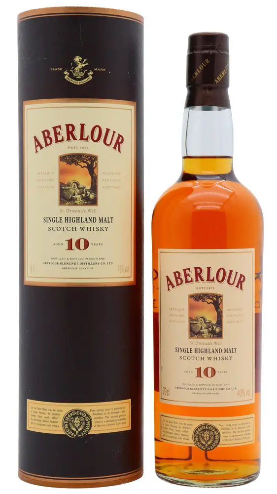 Aberlour - 10 year old Highland Single Malt Scotch Whisky 70cl 40% ABV (1990's Bottling)