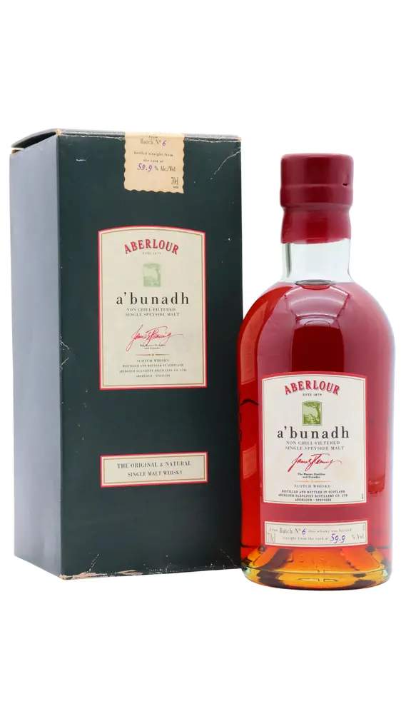 Aberlour - A'Bunadh - Cask Strength Batch #6 Single Malt Scotch Whisky 70cl 59.9% ABV