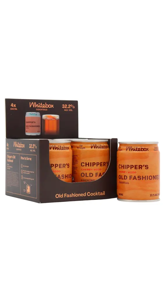 Whitebox - Chipper's Old Fashioned Cocktail 10cl x 4 32.2% ABV (4 x 10cl)