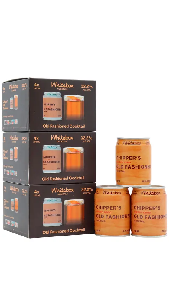 Whitebox - Chipper's Old Fashioned Cocktail 10cl x 12 32.2% ABV (12 x 10cl)