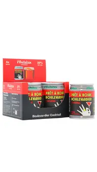 Whitebox - Prêt À Boire Boulevardier Cocktail 10cl x 4 22% ABV (4 x 10cl)