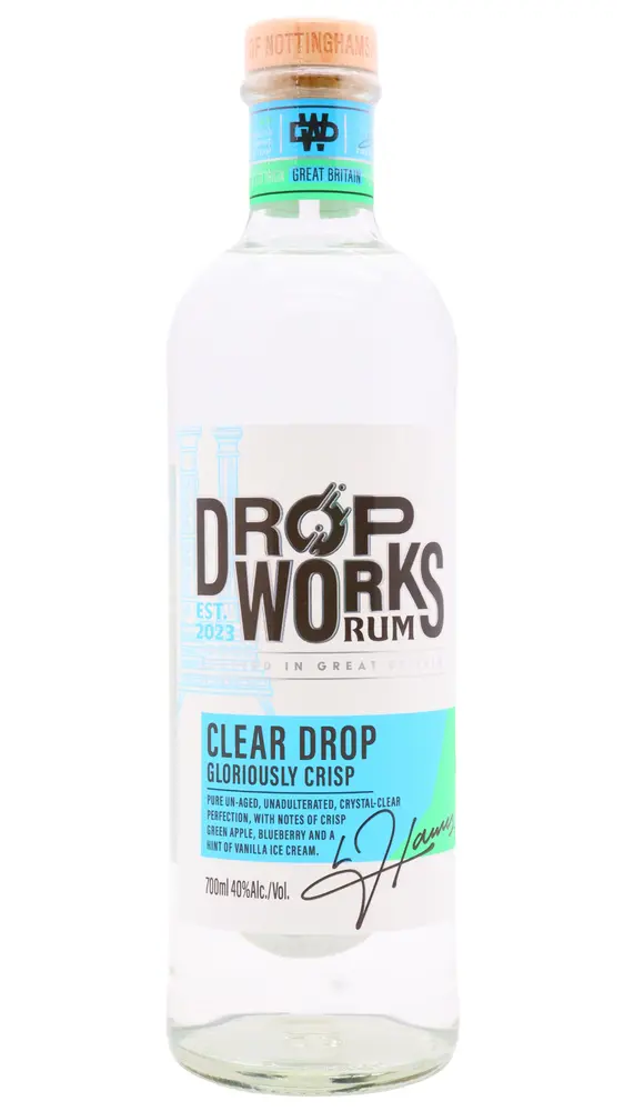 Drop Works - Clear Drop Rum 70cl 40% ABV0