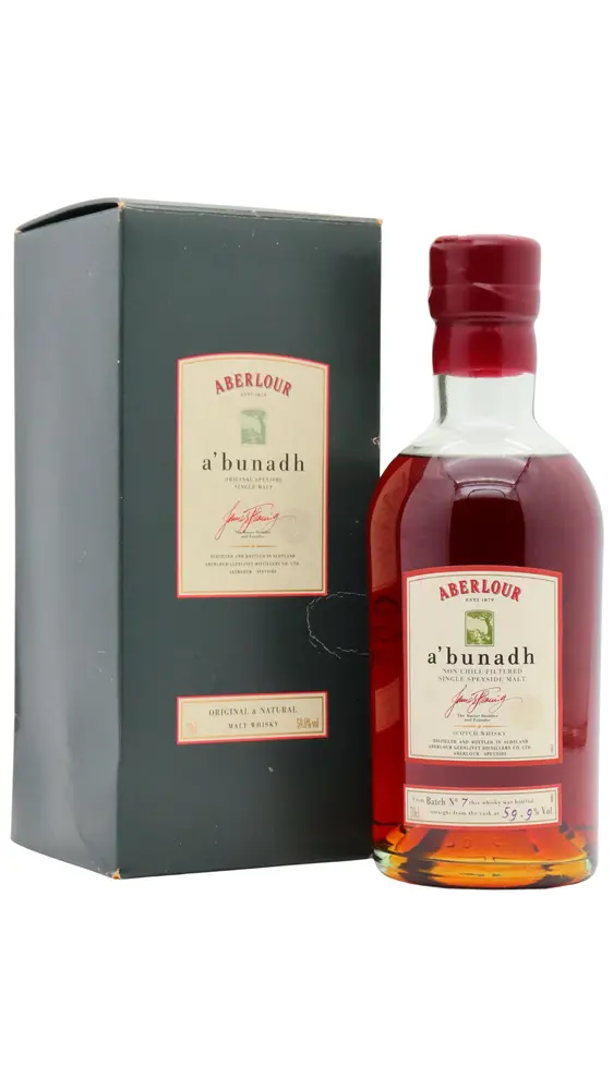Aberlour - A'Bunadh - Cask Strength Batch #7 Single Malt Scotch Whisky 70cl 59.9% ABV0