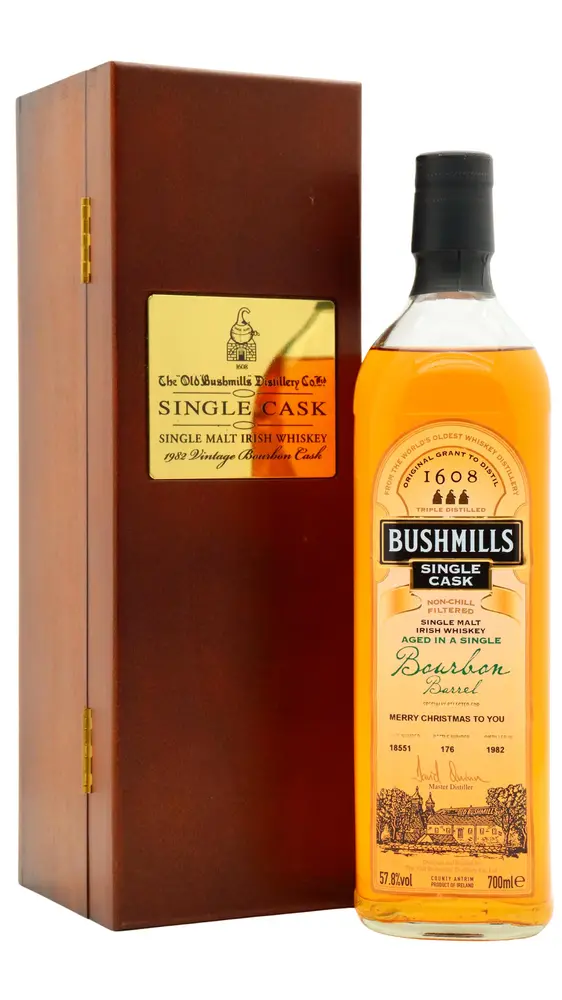 Bushmills - Millenium Malt Single Cask #18551 Irish 1982 Whiskey 70cl 57.8% ABV0