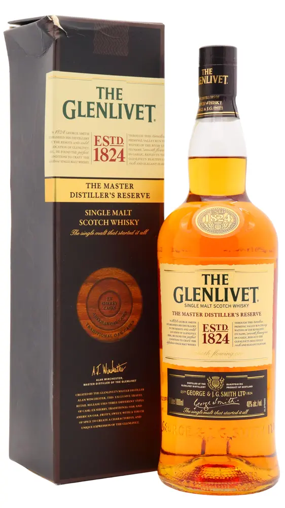 Glenlivet - The Master Distiller's Reserve Single Malt Scotch Whisky 100cl 40% ABV (1 Litre)