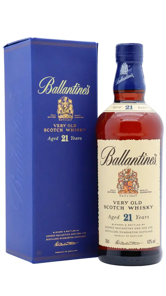 Ballantines - 21 year old Blended Scotch Whisky 70cl 43% ABV0