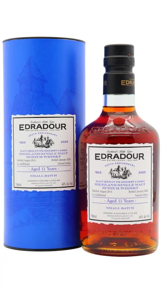 Edradour - 11 year old Pedro Ximénez Cask Matured Single Malt Scotch 2014 Whisky 70cl 46% ABV0