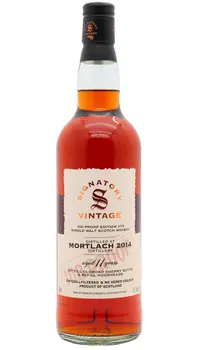 Mortlach - 11 year old Signatory Vintage 100 Proof Batch #73 Single Malt Scotch 2014 Whisky 70cl 57.1% ABV0