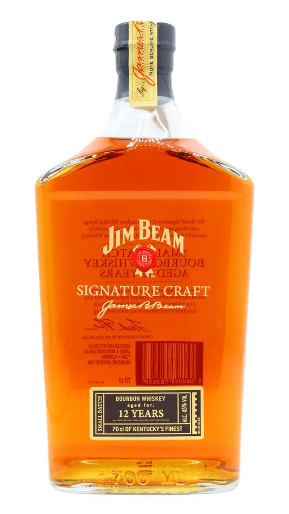 Jim Beam - 12 year old Signature Craft Small Batch Kentucky Straight Bourbon Whiskey 70cl 43% ABV