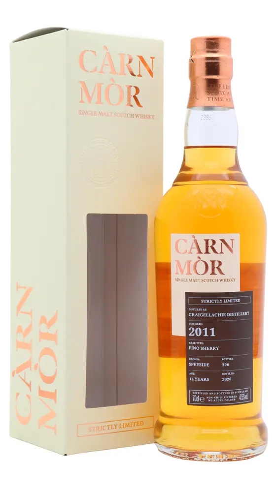 Craigellachie - 14 year old Carn Mor Strictly Limited - Fino Sherry Cask Finish 2011 Whisky 70cl 47.5% ABV0