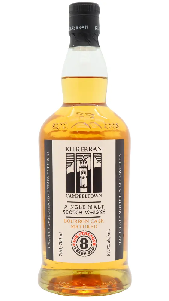 Kilkerran - 8 year old Cask Strength 2026 Release Bourbon Cask Matured Single Malt Scotch Whisky 70cl 57.7% ABV0