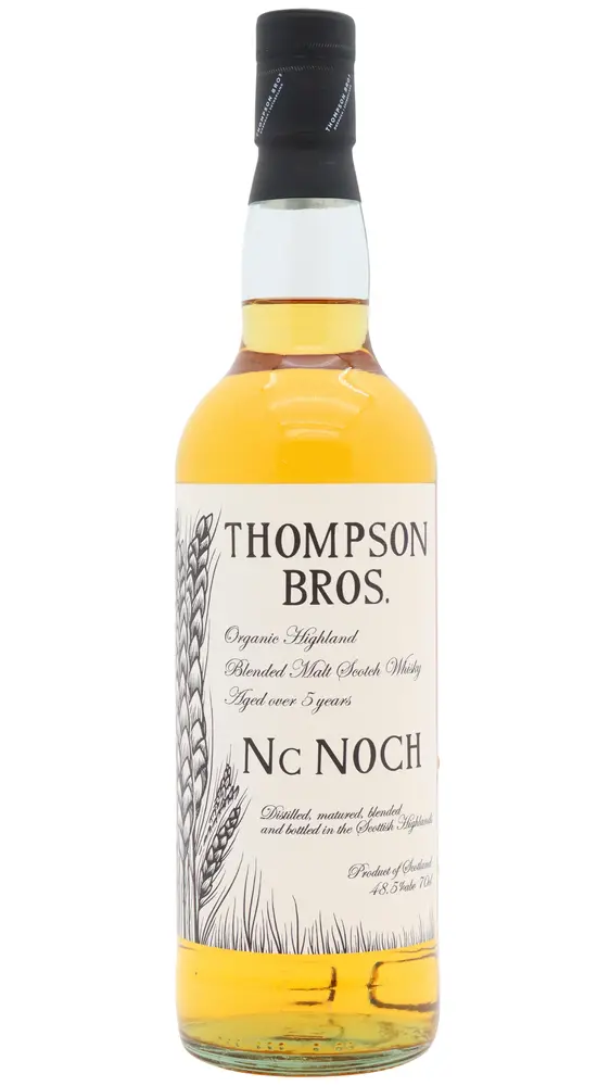 Thompson Bros - 5 year old Nc Noch Organic Highland Blended Malt Scotch Whisky 70cl 48.5% ABV0