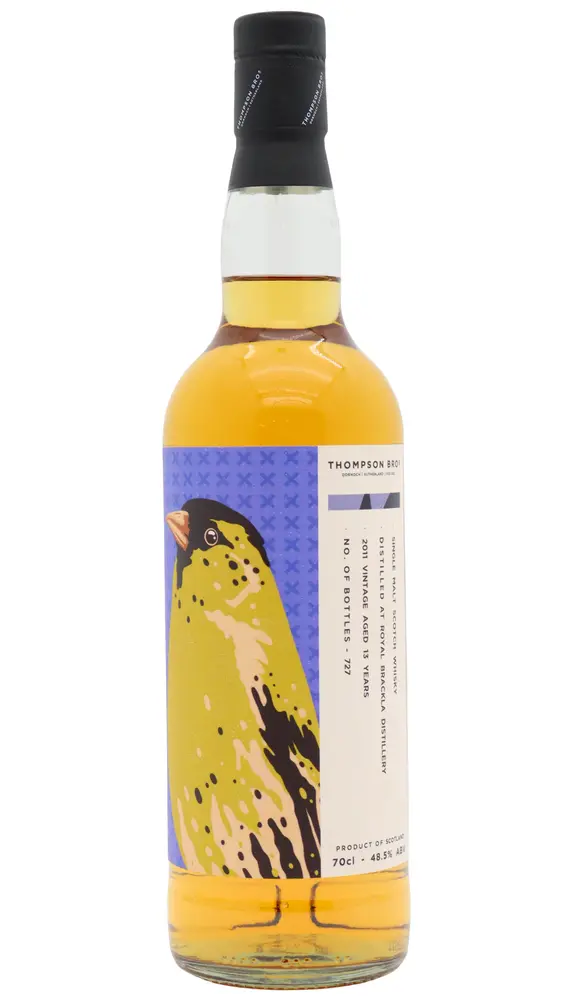 Royal Brackla - 13 year old Thompson Bros Single Malt Scotch 2011 Whisky 70cl 48.5% ABV0