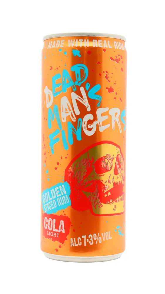 Dead Man's Fingers - Golden Rum & Light Cola Cocktail 25cl  7.3% ABV0