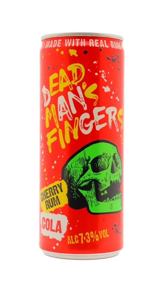 Dead Man's Fingers - Cherry Rum & Cola Cocktail 25cl  7.3% ABV0