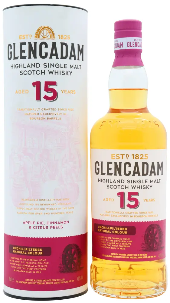 Glencadam - 15 year old Highland Single Malt Scotch Whisky 70cl 46% ABV0