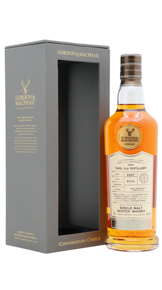 Caol Ila - 17 year old Connoisseurs Choice Single Sherry Cask #311974 2007 Whisky 70cl 57.1% ABV0