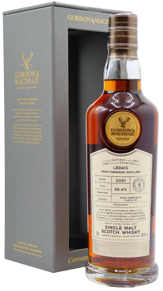 Ledaig - 20 year old Connoisseurs Choice - Sherry Cask #285 2001 Whisky 70cl 58.4% ABV