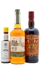 Wild Turkey - Kentucky Straight Rye Whiskey 70cl x 2 + 20cl 40% ABV Manhattan Cocktail Bundle