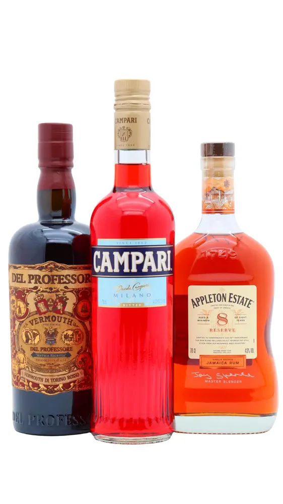 Appleton Estate - 8 year old Reserve Rum 70cl x 3 43% ABV (Kingston Negroni Cocktail Bundle)