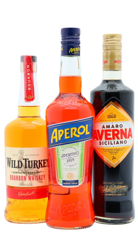 Wild Turkey - 81 Kentucky Straight Bourbon Whiskey 70cl x 3 40.5% ABV (Paper Plane Cocktail Bundle)