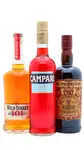 Wild Turkey - 101 Kentucky Straight Bourbon Whiskey 70cl x 3 50.5% ABV (Boulevardier Cocktail Bundle)