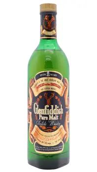 Glenfiddich - 8 year old Pure Malt Scotch Whisky 26 2/3 Fl. Ozs 40% ABV (1970's Bottling)- (Unboxed)
