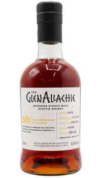 GlenAllachie - 39 year old 50th Anniversary Single Cask #10296 1978 Whisky 50cl 55.9% ABV