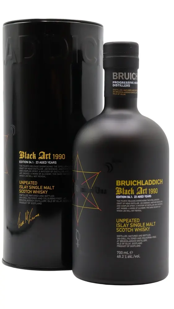 Bruichladdich - 23 year old Black Art 4.1 Islay Single Malt Scotch 1990 Whisky 70cl 49.2% ABV