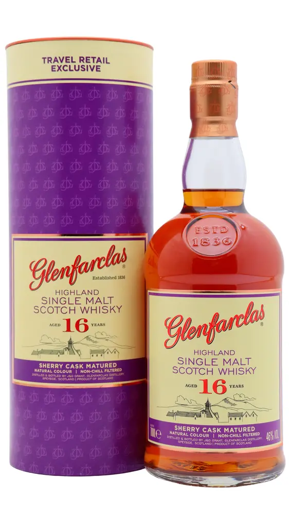 Glenfarclas - 16 year old Highland Single Malt Scotch Whisky 70cl 46% ABV0