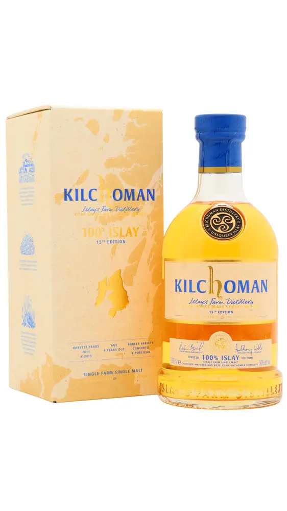 Kilchoman - 9 year old 100% Islay 15th Edition Single Malt Scotch Whisky 70cl 50% ABV0