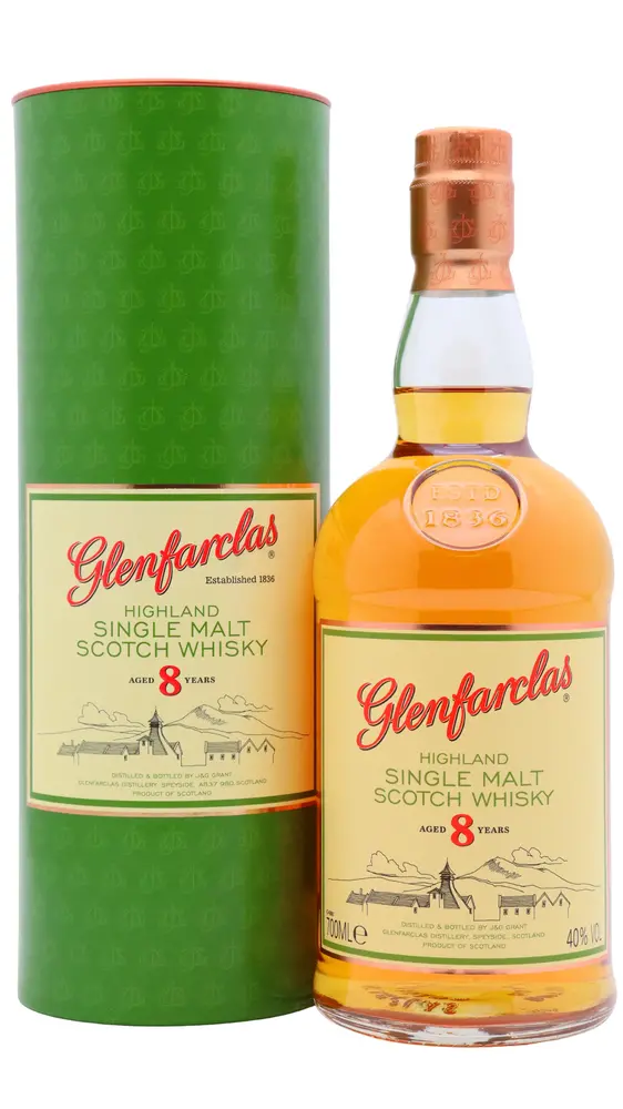 Glenfarclas - 8 year old Highland Single Malt Scotch Whisky 70cl 50% ABV0