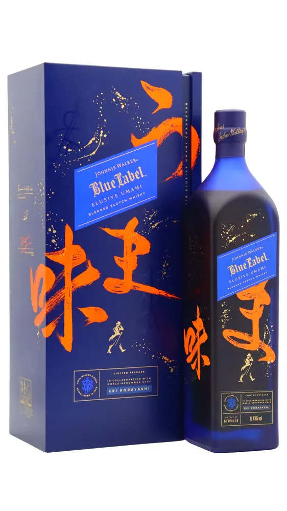 Johnnie Walker - Blue Label Elusive Umami Blended Scotch Whisky 100cl 43% ABV (1 Litre)