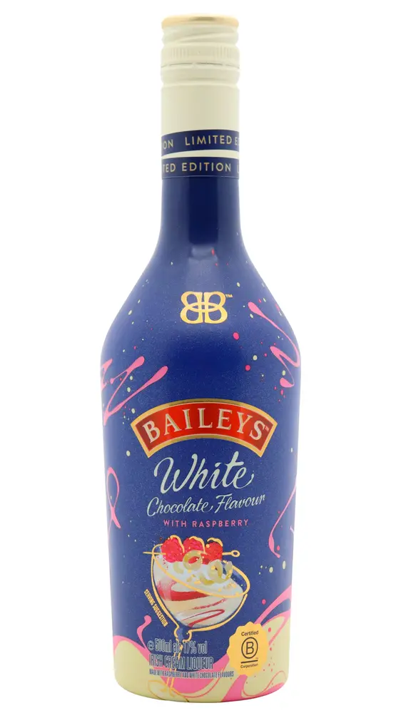 Baileys - White Chocolate & Raspberry Irish Cream Liqueur 50cl 17% ABV0