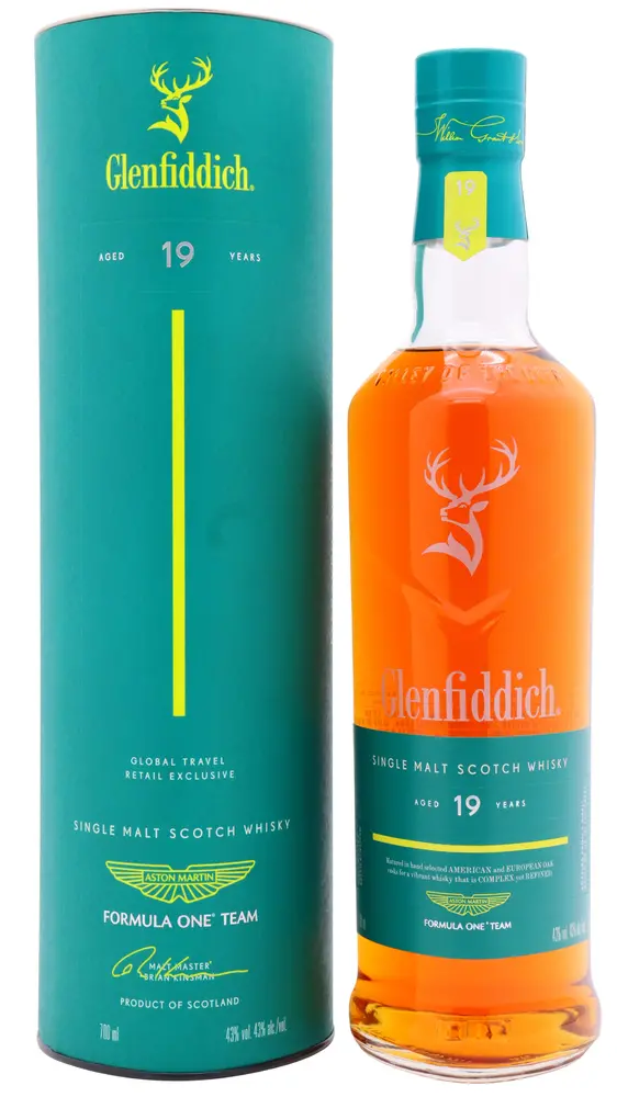Glenfiddich - 19 year old Aston Martin F1 Team 2025 Limited Edition Single Malt Scotch Whisky 70cl 43% ABV0