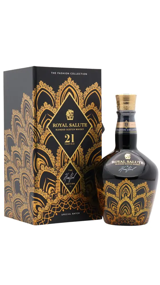 Royal Salute - 21 year old Harris Reed Edition - Gold Flagon - Edition II No. 1 Blended Scotch Whisky 70cl 40% ABV0