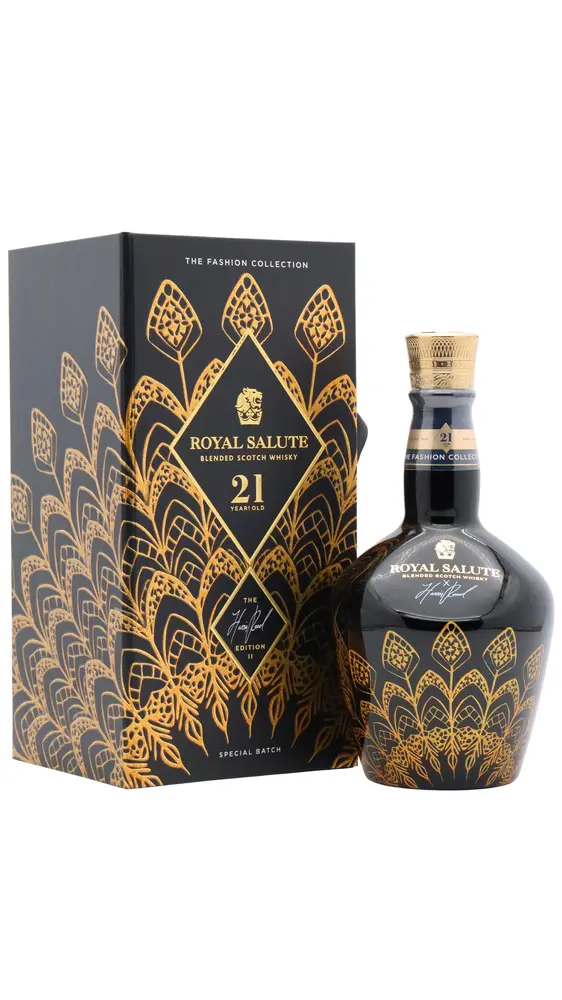 Royal Salute - 21 year old Harris Reed Edition - Gold Flagon - Edition II No. 2 Blended Scotch Whisky 70cl 40% ABV0