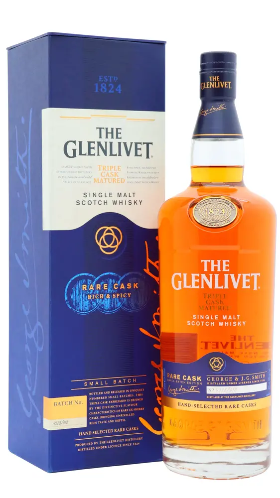 Glenlivet - Triple Cask Matured Rare Cask Single Malt Scotch Whisky 100cl 40% ABV (1 Litre)