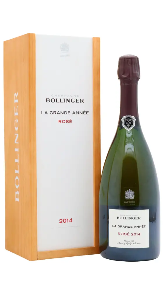 Bollinger - Grande Annee Rose 2014 Champagne 75cl 12.5% ABV (Wooden Box)