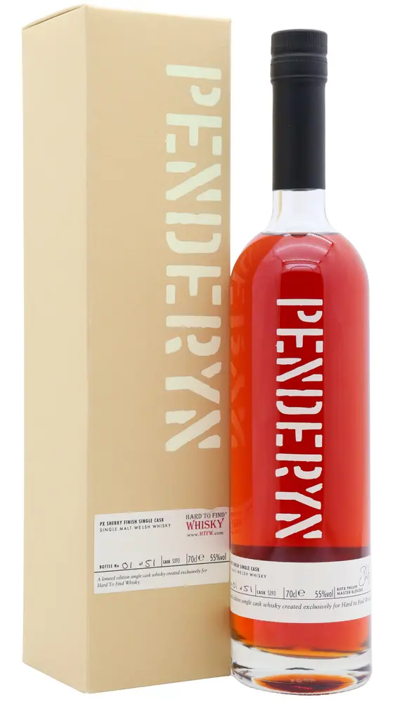Penderyn - HTFW Exclusive - Pedro Ximenez Sherry Single Cask #S393 Whisky 70cl 55% ABV0