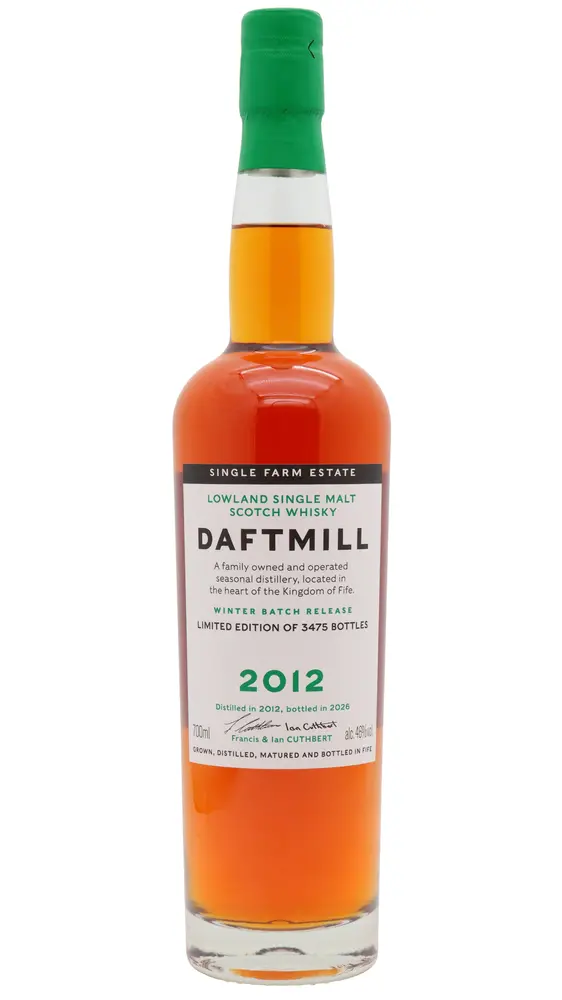 Daftmill - 12 year old Winter Batch 2026 Release Single Malt Scotch 2012 Whisky 70cl 46% ABV0