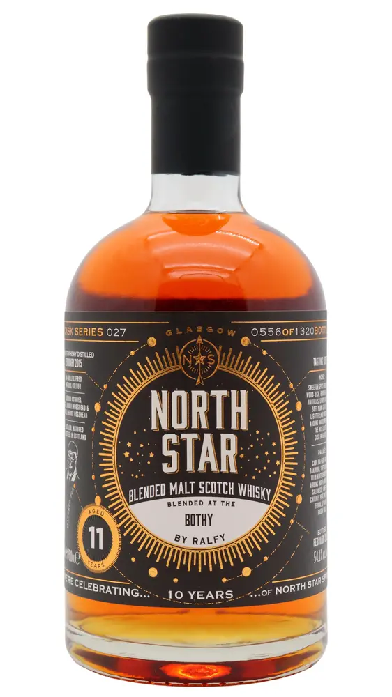 North Star - 11 year old Ralfy Blended Malt Scotch 2015 Whisky 70cl 54.1% ABV0