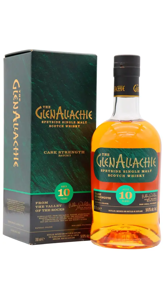 GlenAllachie - 10 year old Cask Strength Batch #2 Single Malt Scotch Whisky 70cl 54.8% ABV