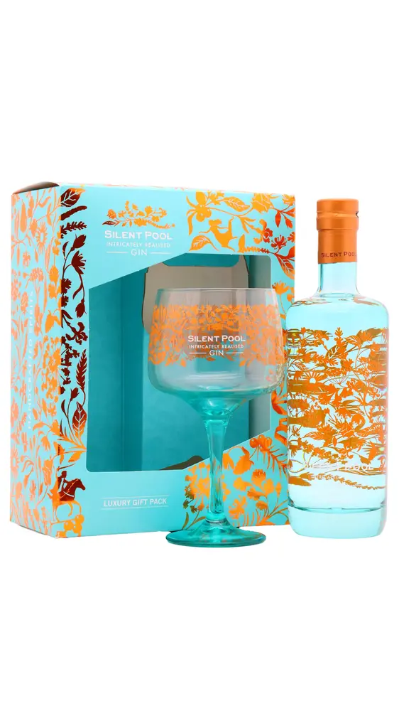 Silent Pool - Original Gin 70cl 43% ABV Glass Pack