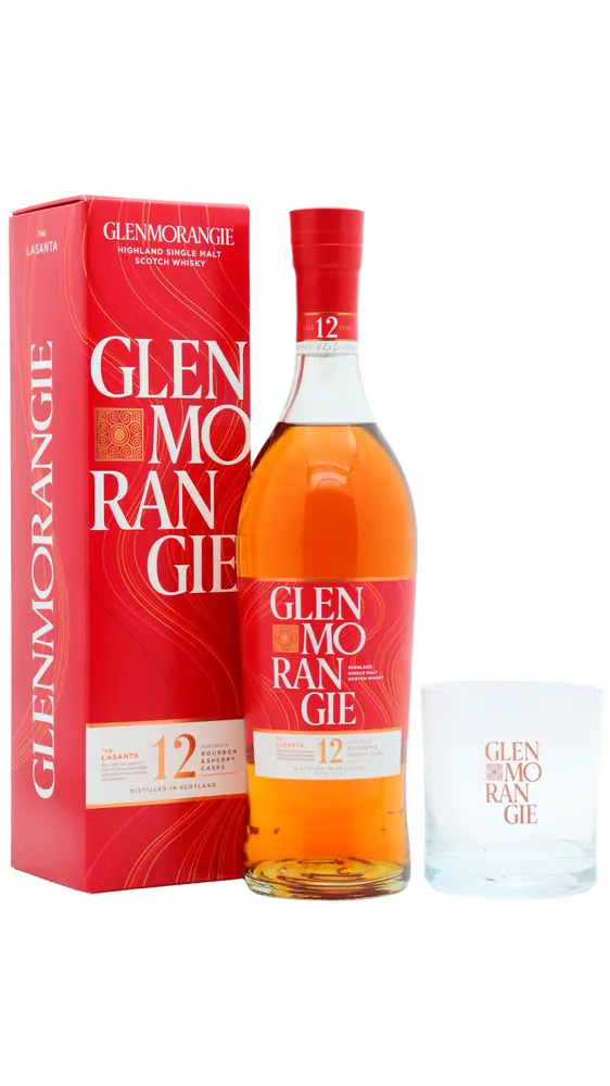 Glenmorangie - 12 year old Lasanta Sherry Cask Finish Single Malt Scotch Whisky 70cl 43% ABV (Includes Branded Glass)