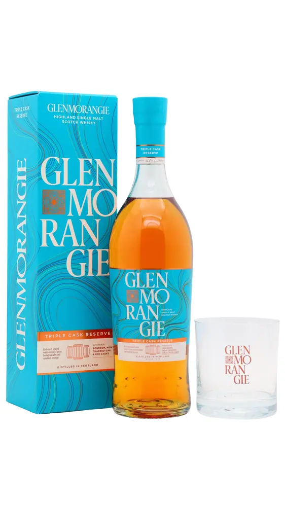 Glenmorangie - Triple Cask Reserve Single Malt Scotch Whisky 70cl 40% ABV (Includes Branded Glass)