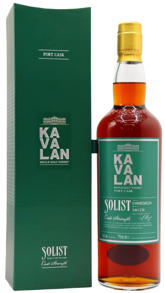 Kavalan - Solist Port Single Cask #012A Whisky 70cl 57.8% ABV