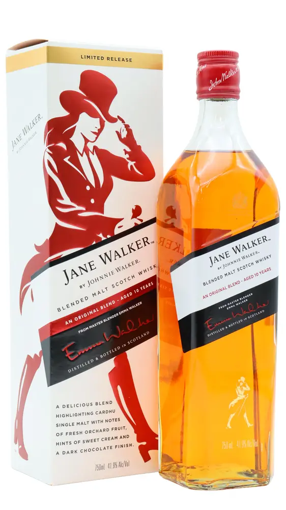 Johnnie Walker - 10 year old Jane Walker Emma Walker Blended Scotch Whisky 75cl 41.9% ABV