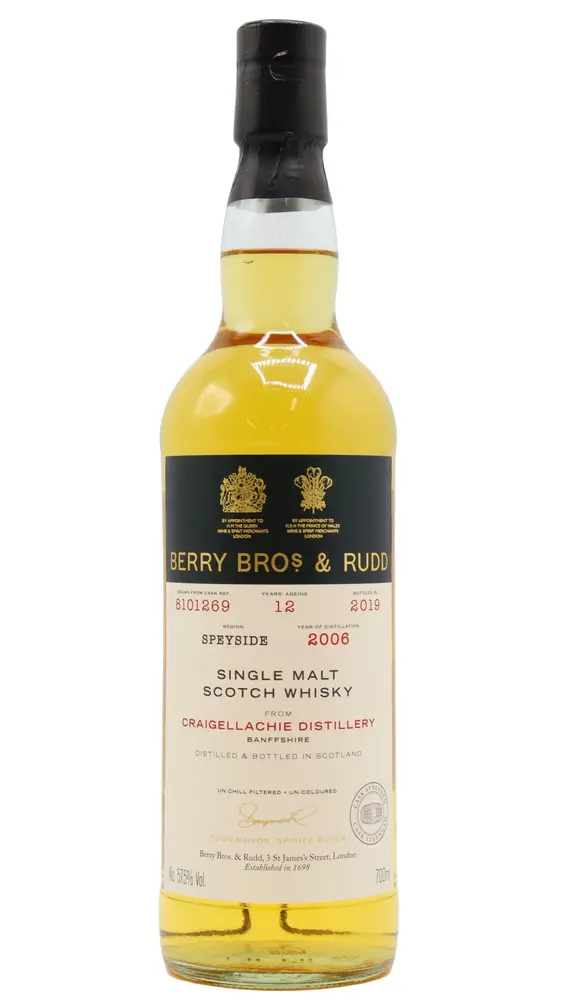 Craigellachie - 12 year old Berry Bros & Rudd Single Cask #8101269 2006 Whisky 70cl 57.5% ABV